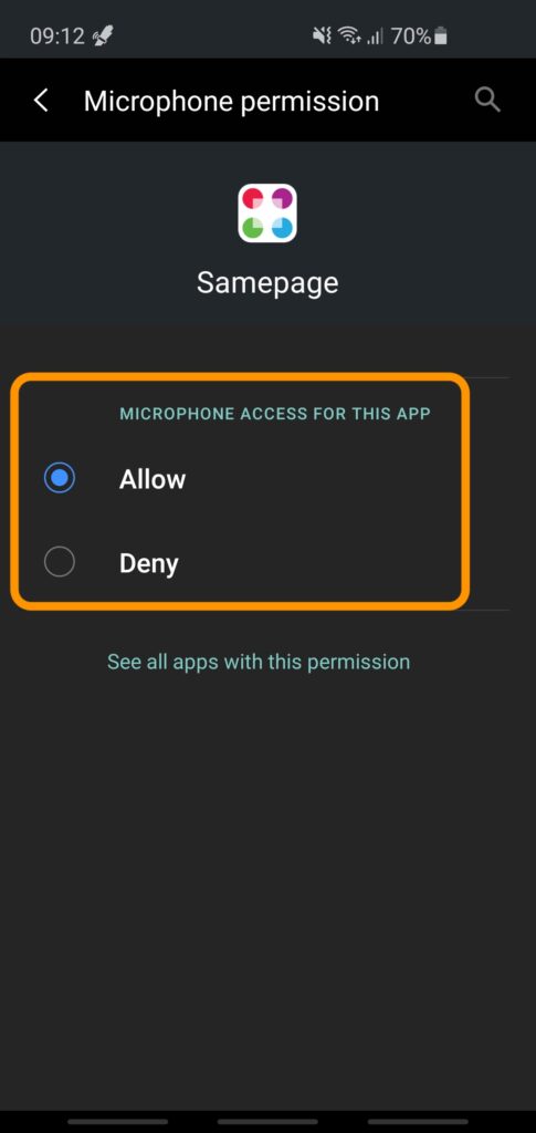 Microphone Permission Android