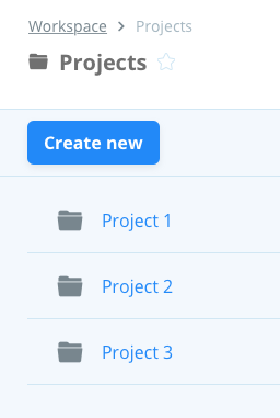 Project and Project sub folders